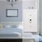 Amerelle Amerelle Chelsea White 1 gang Stamped Steel Toggle Wall Plate 1 pk 149TW - alternate 3